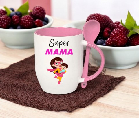 KUBEK Z ŁYŻECZKĄ PREZENT NA DZIEŃ MATKI URODZINY DLA MAMY TEŚCIOWEJ WZORY KUBEK Z ŁYŻECZKĄ PREZENT NA DZIEŃ MATKI URODZINY DLA MAMY TEŚCIOWEJ WZORY
