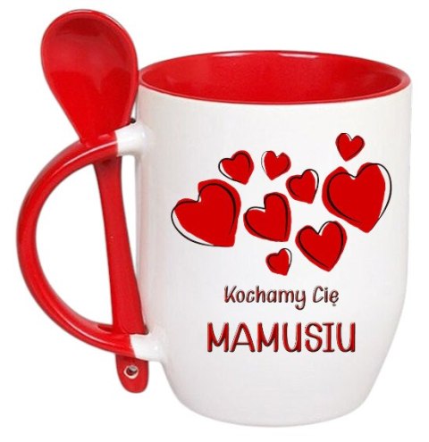 KUBEK Z ŁYŻECZKĄ PREZENT NA DZIEŃ MATKI URODZINY DLA MAMY TEŚCIOWEJ WZORY KUBEK Z ŁYŻECZKĄ PREZENT NA DZIEŃ MATKI URODZINY DLA MAMY TEŚCIOWEJ WZORY