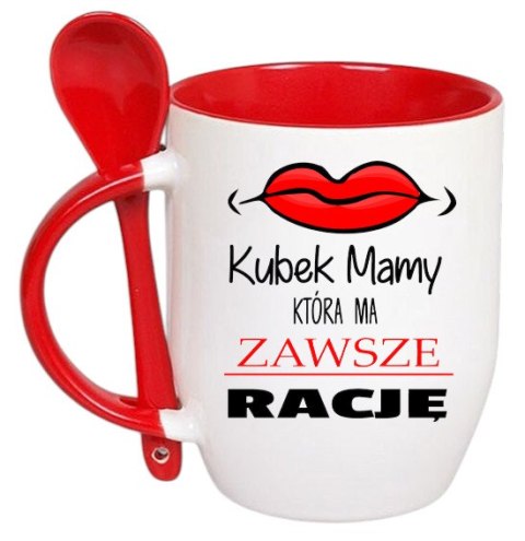 KUBEK Z ŁYŻECZKĄ PREZENT NA DZIEŃ MATKI URODZINY DLA MAMY TEŚCIOWEJ WZORY KUBEK Z ŁYŻECZKĄ PREZENT NA DZIEŃ MATKI URODZINY DLA MAMY TEŚCIOWEJ WZORY