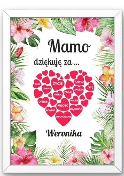 Ramka Podziękowanie Prezent dla Mamy Dzień Matki Dyplom 21x30 Ramka Podziękowanie Prezent dla Mamy Dzień Matki Dyplom 21x30