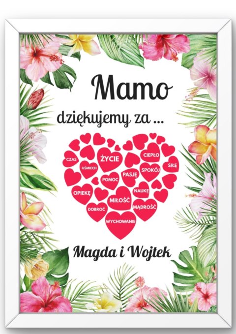 Ramka Podziękowanie Prezent dla Mamy Dzień Matki Dyplom 21x30 Ramka Podziękowanie Prezent dla Mamy Dzień Matki Dyplom 21x30