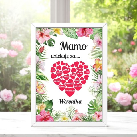 Ramka Podziękowanie Prezent dla Mamy Dzień Matki Dyplom 21x30 Ramka Podziękowanie Prezent dla Mamy Dzień Matki Dyplom 21x30