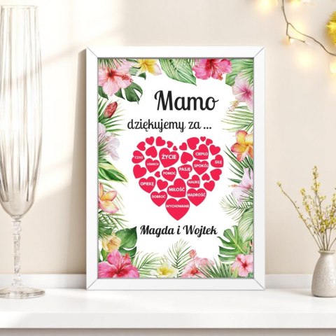 Ramka Podziękowanie Prezent dla Mamy Dzień Matki Dyplom 21x30 Ramka Podziękowanie Prezent dla Mamy Dzień Matki Dyplom 21x30
