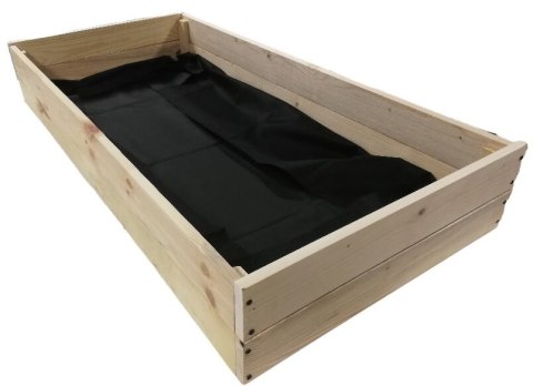 WARZYWNIAK ZIELNIK INSPEKT DREWNIANY SKRZYNIA NA WARZYWA 80x120 NISKI 18cm WARZYWNIAK ZIELNIK INSPEKT DREWNIANY SKRZYNIA NA WARZYWA 80x120 NISKI 18cm