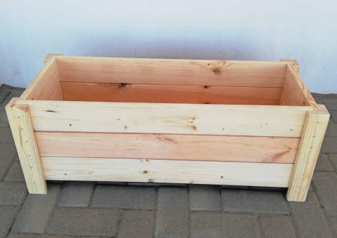 DONICA DREWNIANA OGRODOWA ZEWNĘTRZNA 83x35cm SOLIDNA SKRZYNKA NA ROŚLINY DONICA DREWNIANA OGRODOWA ZEWNĘTRZNA 83x35cm SOLIDNA SKRZYNKA NA ROŚLINY