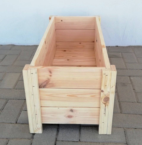 DONICA DREWNIANA OGRODOWA ZEWNĘTRZNA 83x35cm SOLIDNA SKRZYNKA NA ROŚLINY DONICA DREWNIANA OGRODOWA ZEWNĘTRZNA 83x35cm SOLIDNA SKRZYNKA NA ROŚLINY