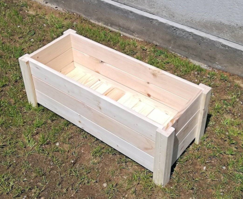 DONICA DREWNIANA OGRODOWA ZEWNĘTRZNA 83x35cm SOLIDNA SKRZYNKA NA ROŚLINY DONICA DREWNIANA OGRODOWA ZEWNĘTRZNA 83x35cm SOLIDNA SKRZYNKA NA ROŚLINY