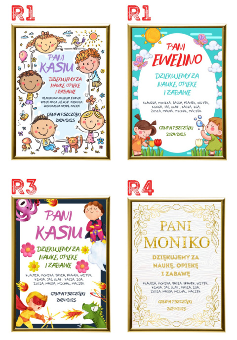 Podziękowanie Ramka Prezent dla Pani Przedszkolanki Nauczycielki Szkoła Podziękowanie Ramka Prezent dla Pani Przedszkolanki Nauczycielki Szkoła