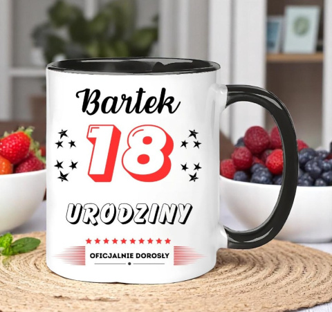 KUBEK PREZENT NA 18 URODZINY CHŁOPAKA KOLEGI Z DOWOLNYM IMIENIEM # KUBEK PREZENT NA 18 URODZINY CHŁOPAKA KOLEGI Z DOWOLNYM IMIENIEM #