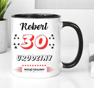 KUBEK PREZENT NA 30 URODZINY MĘŻCZYZNY KOLEGI MĘŻA Z DOWOLNYM IMIENIEM #