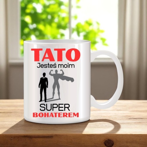 KUBEK Z NADRUKIEM ŚMIESZNY PREZENT DLA TATY TEŚCIA DZIEŃ OJCA URODZINY KUBEK Z NADRUKIEM ŚMIESZNY PREZENT DLA TATY TEŚCIA DZIEŃ OJCA URODZINY