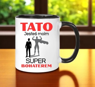 KUBEK Z NADRUKIEM ŚMIESZNY PREZENT DLA TATY TEŚCIA DZIEŃ OJCA URODZINY