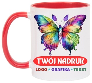 KUBEK Z WŁASNYM NADRUKIEM TWOJE ZDJĘCIE GRAFIKA TEKST LOGO REKLAMA PREZENT#