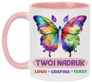 KUBEK Z WŁASNYM NADRUKIEM TWOJE ZDJĘCIE GRAFIKA TEKST LOGO REKLAMA PREZENT#