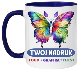 KUBEK Z WŁASNYM NADRUKIEM TWOJE ZDJĘCIE GRAFIKA TEKST LOGO REKLAMA PREZENT#