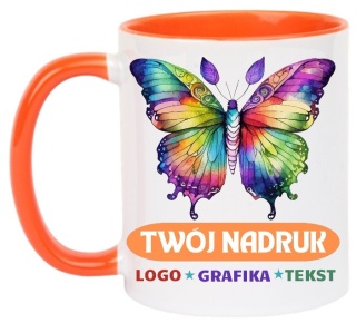 KUBEK Z WŁASNYM NADRUKIEM TWOJE ZDJĘCIE GRAFIKA TEKST LOGO REKLAMA PREZENT#