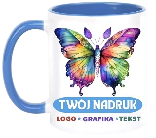 KUBEK Z WŁASNYM NADRUKIEM TWOJE ZDJĘCIE GRAFIKA TEKST LOGO REKLAMA PREZENT#
