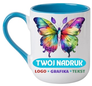 KUBEK Z WŁASNYM NADRUKIEM TWOJE ZDJĘCIE GRAFIKA TEKST LOGO REKLAMA PREZENT#