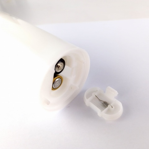 Świeca dekoracyjna znicz wkład LED biały Cortina 15 cm