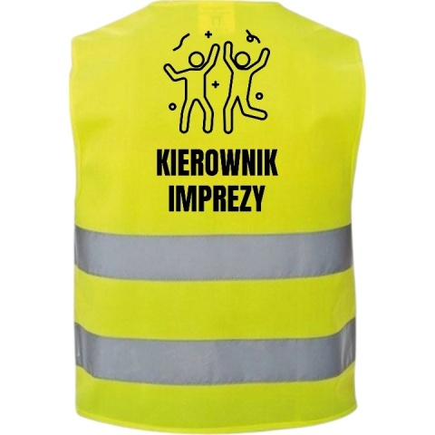 Kamizelka odblaskowa imprezowa premium na imprezę wieczór kawalerski