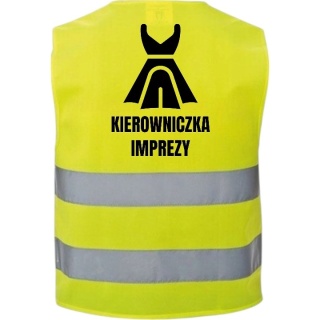 Kamizelka odblaskowa imprezowa premium na imprezę wieczór panieński