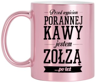 Kubek różowy premium dla żony koleżanki dziewczyny Walentynki urodziny