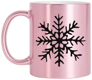 Kubek różowy premium prezent świąteczny Boże Narodzenie mikołajki