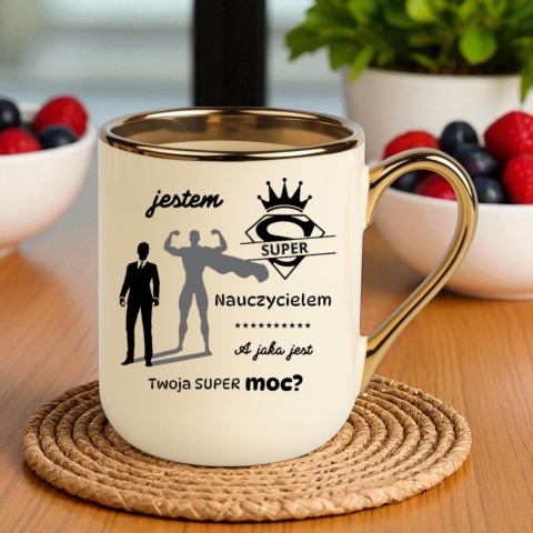 Kubek PREMIUM oryginalny prezent dla NAUCZYCIELA WYCHOWAWCY PEDAGOGA