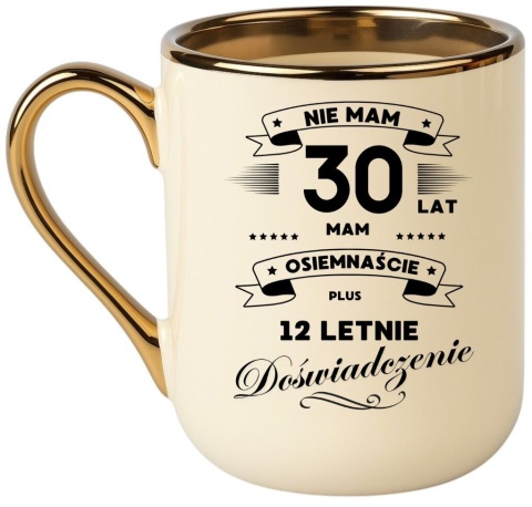 Kubek PREMIUM prezent na URODZINY 30 LAT oryginalny upominek z dedykacją