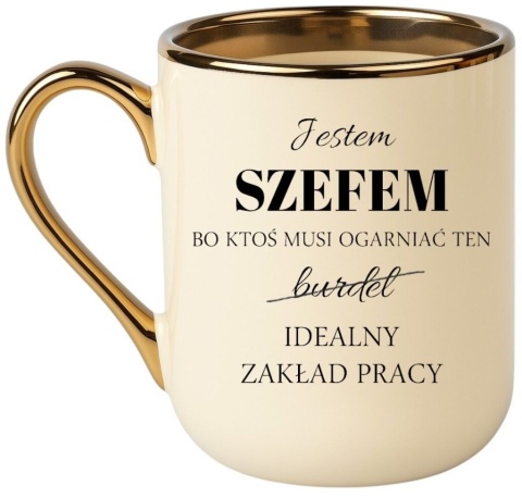 Kubek PREMIUM śmieszny prezent dla KIEROWNIKA SZEFA DYREKTORA PREZESA