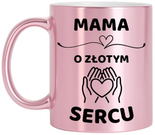 Kubek różowy z dedykacją wyjątkowy prezent dla MAMY