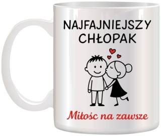 Kubek z nadrukiem prezent Dzień CHŁOPAKA dla kolegi urodziny różne wzory