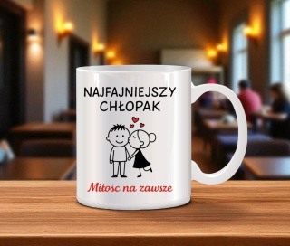 Kubek z nadrukiem prezent Dzień CHŁOPAKA dla kolegi urodziny różne wzory