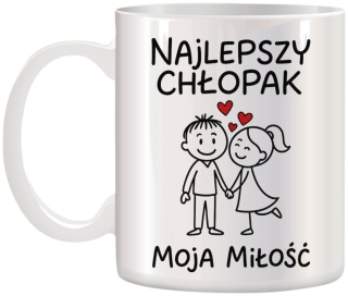 Kubek z nadrukiem prezent Dzień CHŁOPAKA dla kolegi urodziny różne wzory