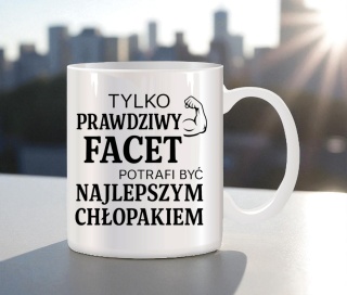 Kubek z nadrukiem prezent Dzień CHŁOPAKA dla kolegi urodziny różne wzory