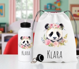 Zestaw bidon i plecak z imieniem dziecka worek do szkoły buty kapcie wzory