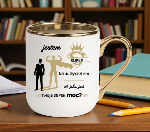 Kubek PREMIUM oryginalny prezent dla NAUCZYCIELA WYCHOWAWCY PEDAGOGA