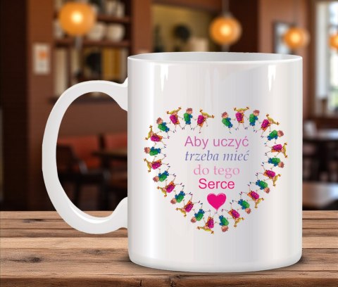 KUBEK PREZENT DZIEŃ NAUCZYCIELA WYCHOWAWCY NAUCZYCIELKI Z IMIENIEM