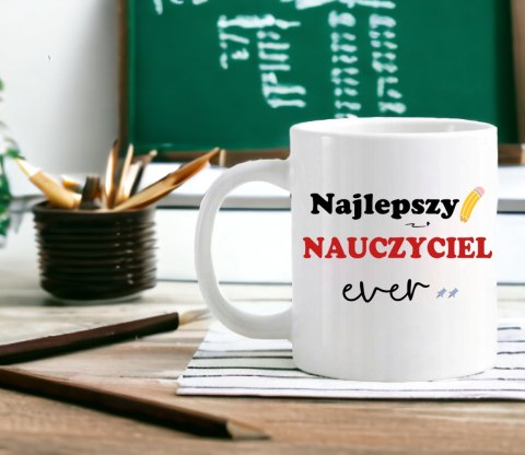 KUBEK Z IMIENIEM PREZENT NA DZIEŃ NAUCZYCIELA WYCHOWAWCY PRZEDSZKOLANKI