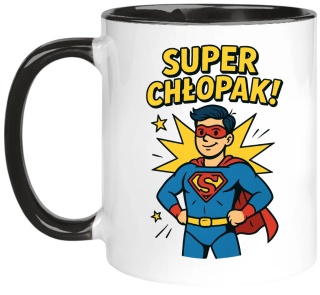 Kubek z nadrukiem prezent Dzień CHŁOPAKA dla kolegi chłopca urodziny wzory