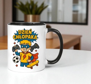 Kubek z nadrukiem prezent Dzień CHŁOPAKA dla kolegi chłopca urodziny wzory