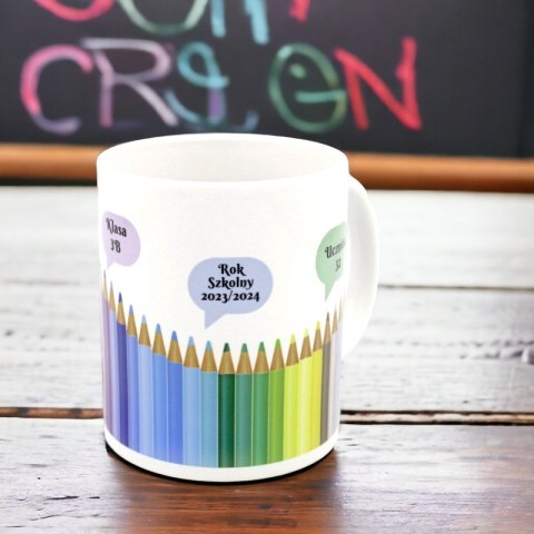 KUBEK Z NADRUKIEM PREZENT DLA NAUCZYCIELA WYCHOWAWCY PRZEDSZKOLANKI