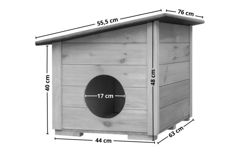 BUDA DREWNIANA OCIEPLANA DLA PSA KOTA PREMIUM S MAŁA HEBAN