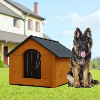 BUDA DREWNIANA OCIEPLANA DLA PSA PREMIUM XXL BARDZO DUŻA 106x88x97 PINIA