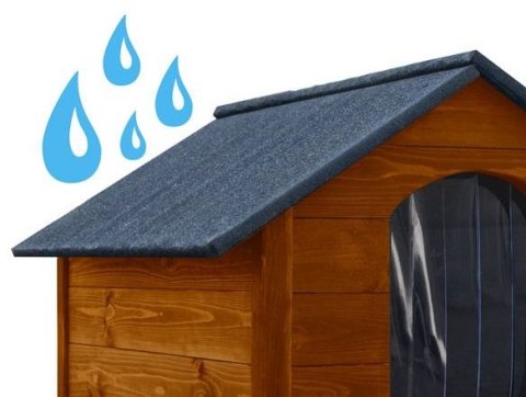 BUDA DREWNIANA OCIEPLANA DLA PSA PREMIUM XL DUŻA 103x71x85 PINIA