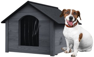 BUDA DREWNIANA OCIEPLANA DLA PSA PREMIUM L ŚREDNIA 85x60x60 HEBAN