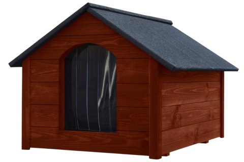 BUDA DREWNIANA OCIEPLANA DLA PSA PREMIUM L ŚREDNIA 85x60x60 PALISANDER