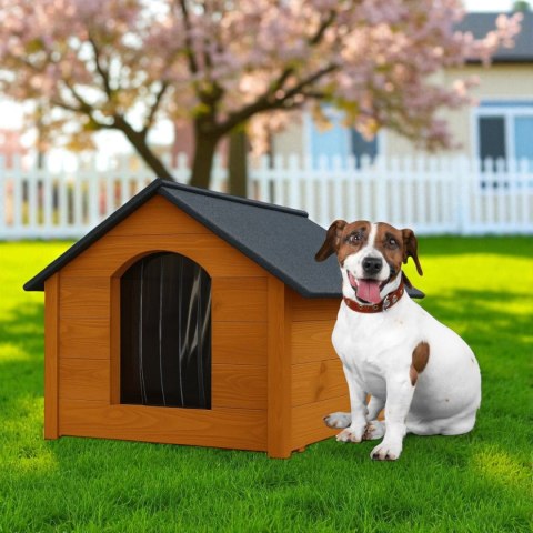 BUDA DREWNIANA OCIEPLANA DLA PSA PREMIUM L ŚREDNIA 85x60x60 PINIA