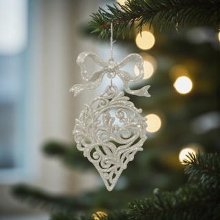 Bombka ozdoba choinkowa zawieszka dekoracja świąteczna 12cm