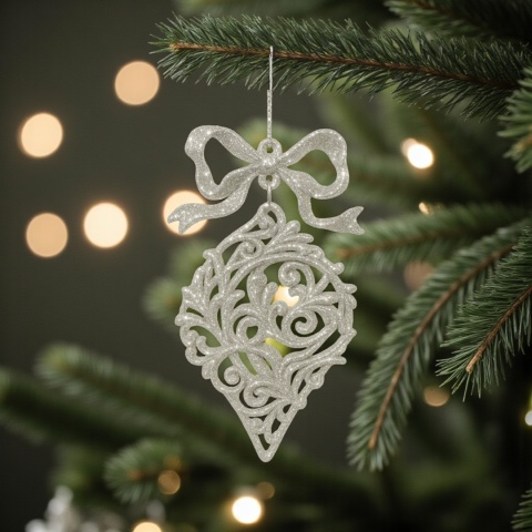 Bombka ozdoba choinkowa zawieszka dekoracja świąteczna 12cm